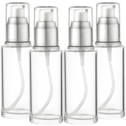 Clear Glass Pump Bottle 50ml.