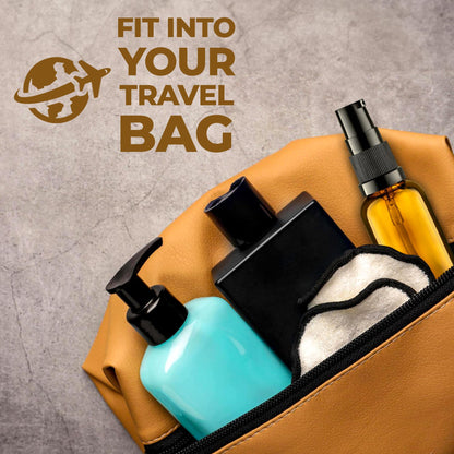 VitalUp 5 Pack Empty Refillable Glass Amber Pump Bottle Ideal for Lotion Cream Essential Oil Travel Small Container,15ml