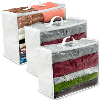 Blanket Storage Bags 20x20x8, 3pk